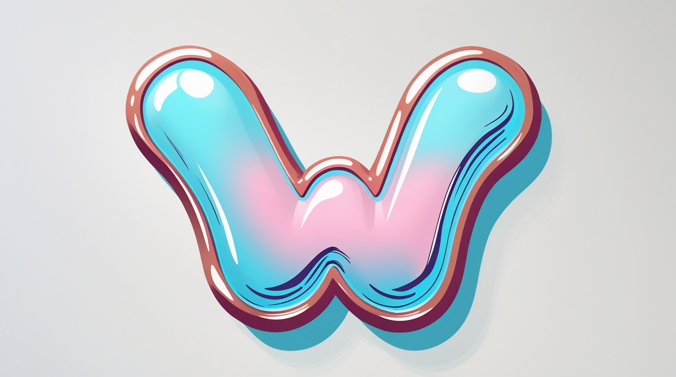 Bubble Letter W